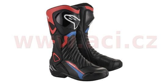 Alpinestars boty S-MX 6 HONDA kolekce, (černá/červená/modrá/bílá) 2024