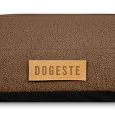 DOGESTE Dogeste pelíšek pro psy střední velikosti - koš pro psy omyvatelný - koš pro psy - pohovka pro psy XL 100x65 cm, hnědá