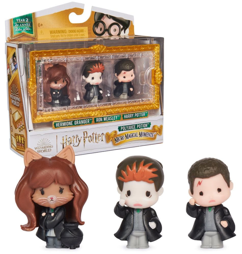 Spin Master Harry Potter dvojbalení mini figurek Harry, Ron a Hermiona