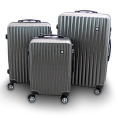 shumee Sada 3 cestovních kufrů BARUT šedé barvy