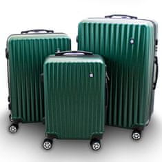 shumee Sada 3 cestovních kufrů BARUT zelené barvy