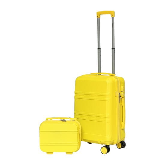 shumee Kabinový kufr + žlutý kufr