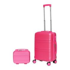shumee Kabinový kufr + růžový kufr