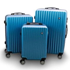 shumee Sada 3 cestovních kufrů BARUT modrých