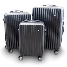 shumee Sada 3 cestovních kufrů BARUT černé barvy