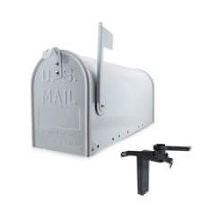 shumee Americká poštovní schránka USA MAIL s rukojetí (bílá)