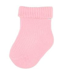 Baby Nellys Kojenecké ponožky, růžové, vel. 6-9 m