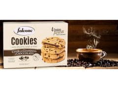 Falcone FALCONE Cookies - Sušenky s kousky mléčné čokolády plněné lískooříškovým krémem 200g 1 balik