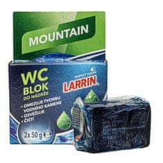 Druchema LARRIN WC blok modrý 2x50g Mountain fresh (do nádrže) [2 ks]