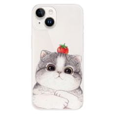 iSaprio Silikonové pouzdro - Cat 03 pro iPhone 15