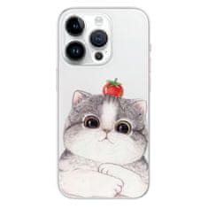 iSaprio Silikonové pouzdro - Cat 03 pro iPhone 15 Pro