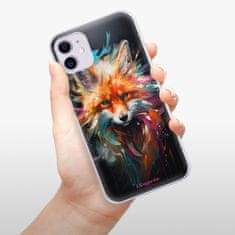 iSaprio Silikonové pouzdro - Neon Fox pro Apple iPhone 11