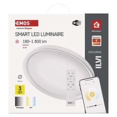 Emos Chytré LED svítidlo GoSmart, přisazené, kruhové, 30W, CCT, stmívatelné, Wi-Fi
