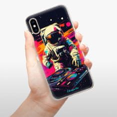 iSaprio Silikonové pouzdro - Astronaut DJ pro Apple iPhone XS