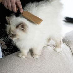 EBI D&D I LOVE HAPPY CATS APRIL špendlíkový kartáč pro kočky na rozčesávání srsti 25,5x7x4,5cm