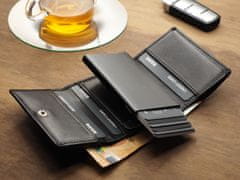 Pularys pánská kožená peněženka černá