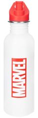 CurePink Nerezová outdoor láhev na pití Marvel Classics: Hlavní Logo (objem 700 ml)