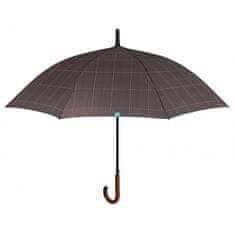 Perletti TIME Pánský automatický deštník Scottish / hnědý světlý, 26283