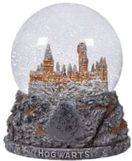 CurePink Těžítko - sněhová koule Harry Potter: Hrad Bradavice (průměr koule 11 cm)