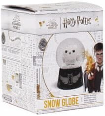 CurePink Těžítko sněhová koule Harry Potter: Kawaii Hedvika (5 x 6 x 5 cm)