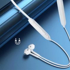 DUDAO Bezdrátová sluchátka Bluetooth do uší bílá U5B Dudao