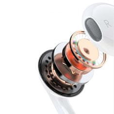 DUDAO Sluchátka do uší s konektorem USB-C bílá X14PROT Dudao