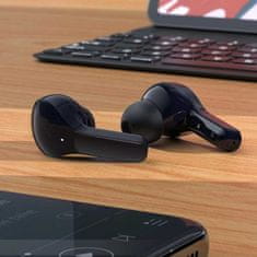 AceFast Bezdrátová sluchátka TWS bez dokovací stanice Bluetooth šedá T6 moderní šedá Acefast