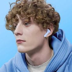 AceFast Bezdrátová sluchátka TWS Bluetooth bez dokovací stanice světle modrá T6 ice blue Acefast