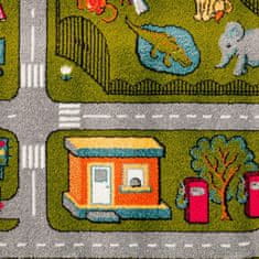 Ayyildiz Hali dětský koberec Liston 11161 130 80x150cm zelený