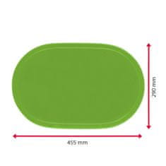 Westmark Prostírání oválné FUN 45,5 x 29 cm - světle zelené