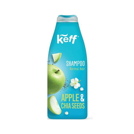 Keff Šampon pro normální vlasy - Jablka & Chia semínka, 500ml