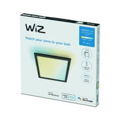 WiZ WiZ přisazený LED 36W 3400lm 2700-6500K IP20 60x60cm, černý