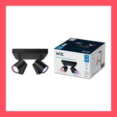 WiZ WiZ Imageo bodové LED svítidlo 4x GU10 4,9W 345lm 2200-6500K RGB IP20, černé