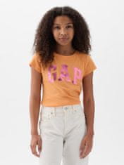 Gap Dětské tričko s metalickým logem XL