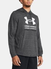 Under Armour Mikina UA Rival Terry Graphic Hood-GRY XS