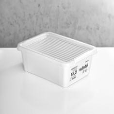 EDANTI Plastový Úložný Box S Víkem Uzavíratelný Krabicka Organiser Na Oblečení 12,5 L