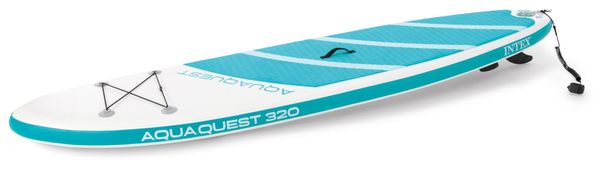 nafukovací paddleboard Intex modrá bílá barva nosnost 150 kg balení doplňky vzduchové čerpadlo ploutev větší menší 