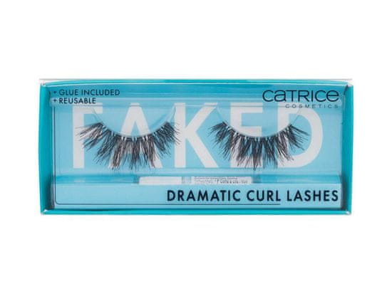 Catrice 1ks faked dramatic curl lashes, black, umělé řasy