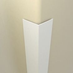 Cezar Rohová lišta plastová – L profil – 2750 mm – bílá – různé rozměry – MIKAWI 10 x 20 mm
