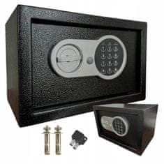 Elektronický domácí trezor Kombinovaná schránka se 2 klíči