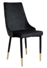 TZB Čalouněná designová židle ForChair V černá