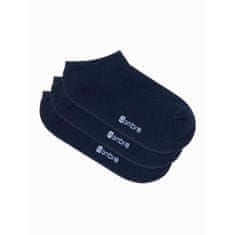 OMBRE Pánské ponožky JANEY námořnická modř 3-pack MDN20889 Univerzální