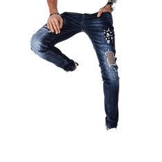 Dstreet Pánské džínové kalhoty OLA tmavě modré ux4148 s29