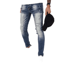 Dstreet Pánské džínové kalhoty RIDA modré ux4154 s34
