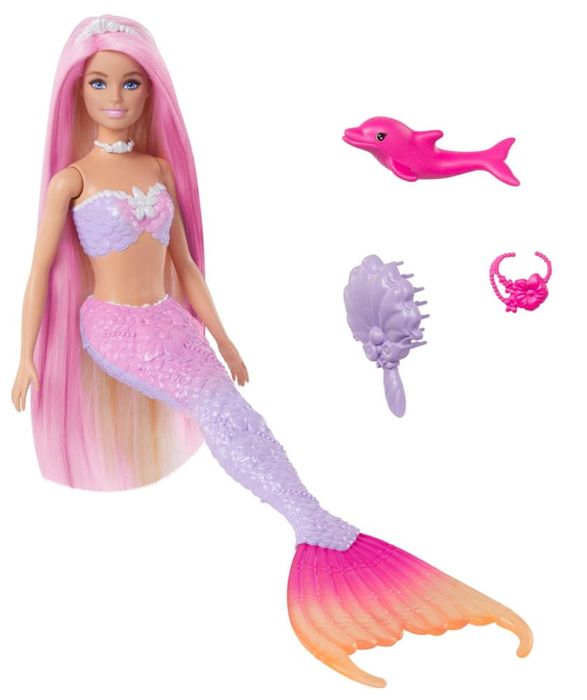 Mattel Barbie a dotek kouzla mořská panna Malibu HRP97