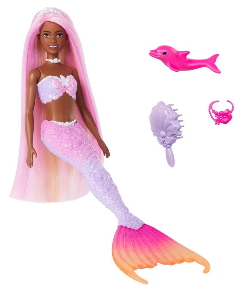 Levně Mattel Barbie a dotek kouzla mořská panna Brooklyn HRP98