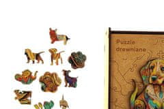 PANTA PLAST Puzzle "Puppy", dřevěné, A4, 90 ks, 0422-0004-05