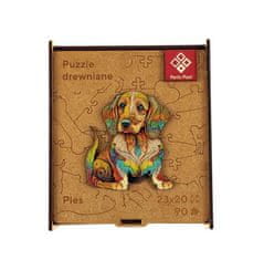 PANTA PLAST Puzzle "Puppy", dřevěné, A4, 90 ks, 0422-0004-05
