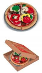 Melissa & Doug Plstěná pizza s přílohami v kartonové krabičce