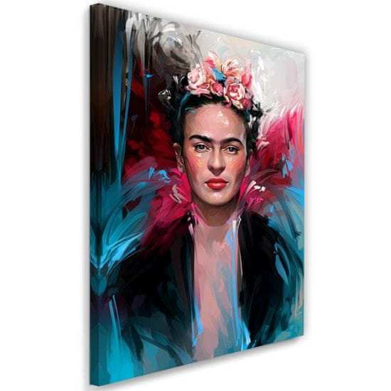 shumee Malba na plátně, Frida Kahlo - portrét malíře - Dmitrij Belov - 40x60